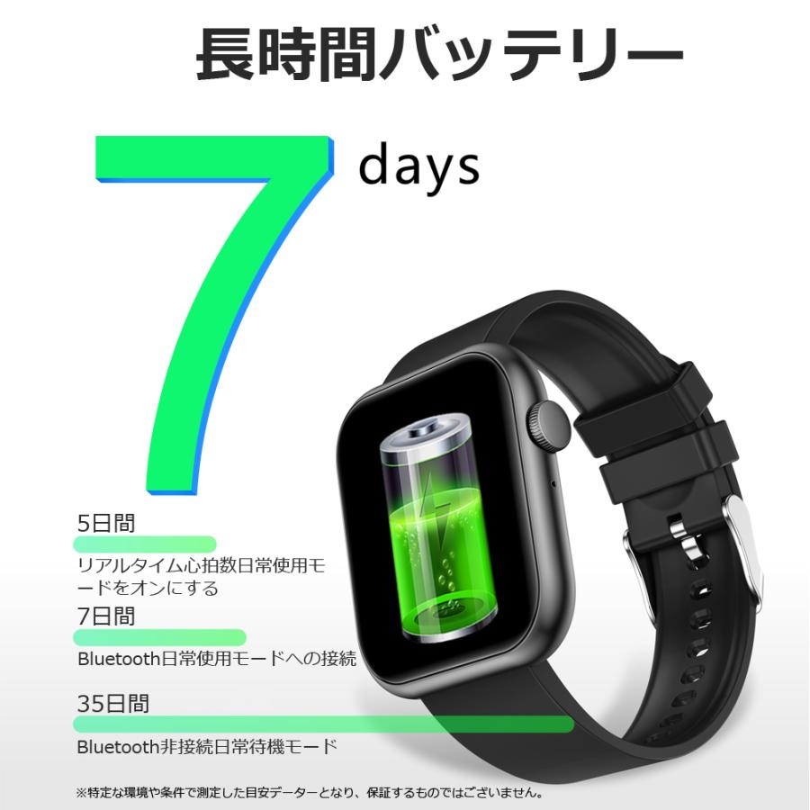 FIPRIN スマートウォッチ 通話可能 24時間多機能測定 睡眠モニタリング