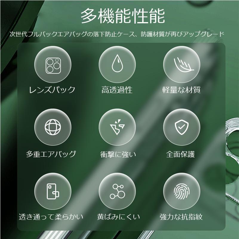 iphone15 14 【ケース+ガラス セット】 ケース iphone13 pro max plus 透明 スマホケース クリア ガラスフィルム 耐衝撃 FIPRIN 7158 | FIPRIN | 23