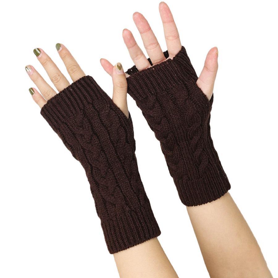 アームウォーマー 手袋 レディース ニット 指出し手袋 おしゃれ カラー豊富 ファッション |  | 18