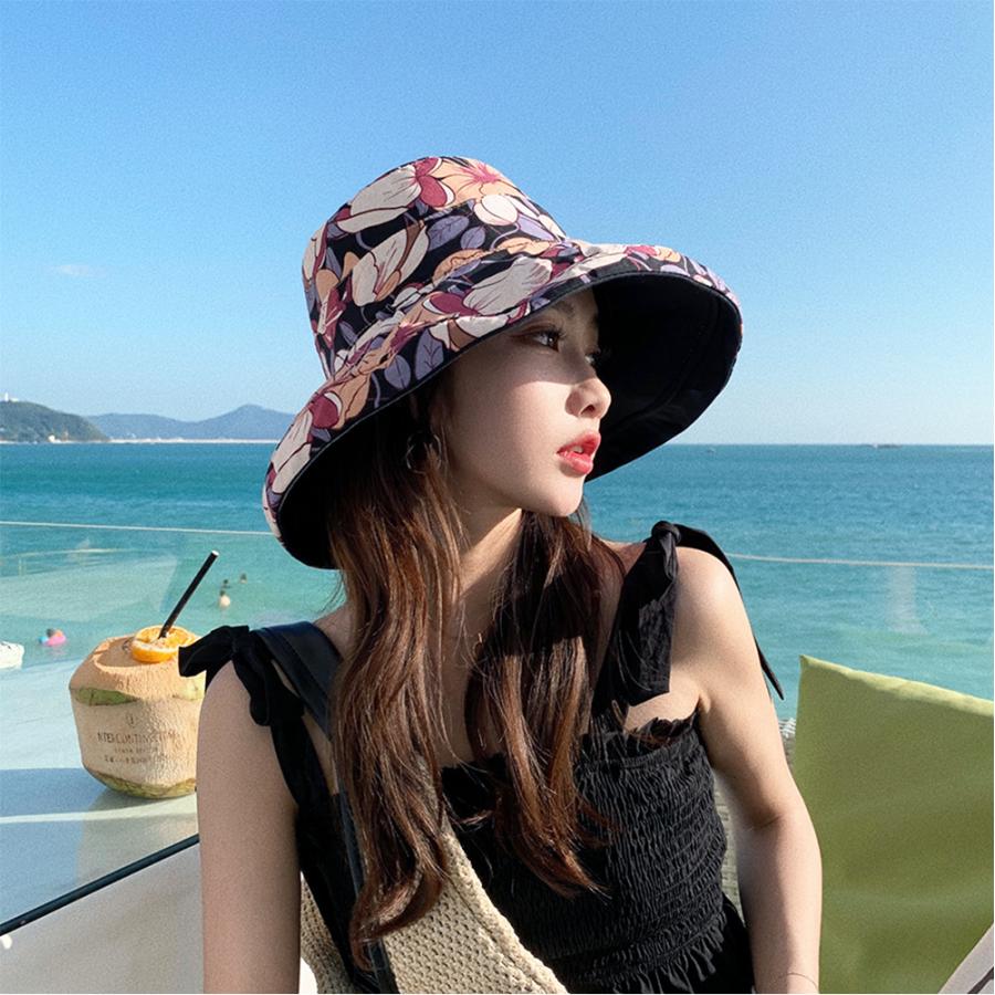 帽子 レディース UVカット リバーシブル 遮光100% 日焼け対策 サファリハット 春 夏 秋 つば広 UV ハット 日よけ 折りたたみ 女優帽 ファッション 飛ばない |  | 27