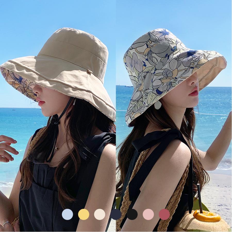 帽子 レディース UVカット リバーシブル 遮光100% 日焼け対策 サファリハット 春 夏 秋 つば広 UV ハット 日よけ 折りたたみ 女優帽 ファッション 飛ばない |  | 09