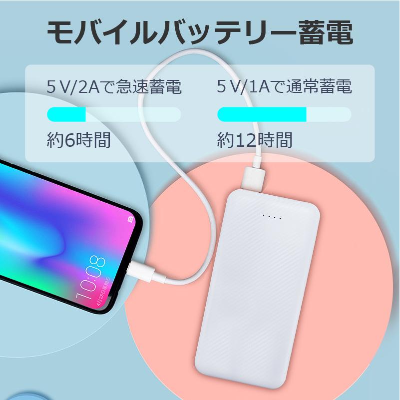 FIPRIN モバイルバッテリー 大容量 軽量 薄型 13000mAh 2台同時充電