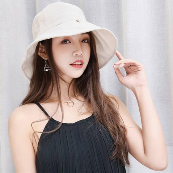 uvカット 帽子 レディース バックリボンハット 全7色 ハット