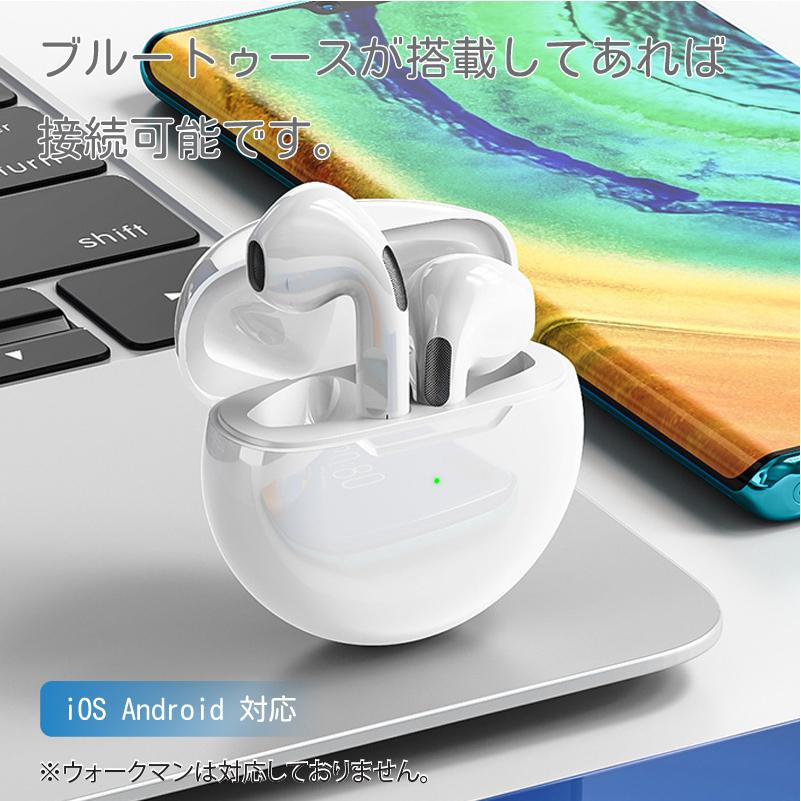 ワイヤレス イヤホン Bluetooth 5.3 超小型 ステレオ 最新版 iPhone7 8 x Plus 11 12 13 14 Android  tws 7188 7034 ヘッドセット ヘッドホン オープン記念｜onetoothshop｜11