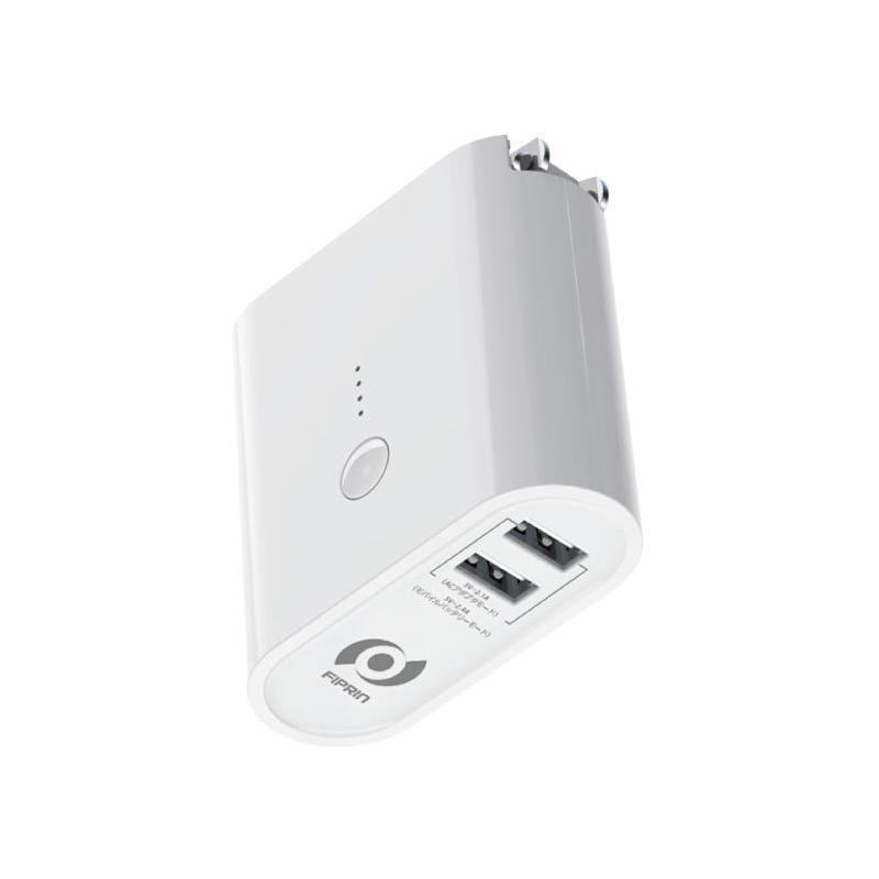 モバイルバッテリー 大容量 急速充電 折りたたみプラグ搭載 ACアダプター USB電源アダプタ 5000mah iphone android 送料無料 | FIPRIN | 07