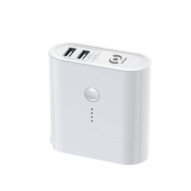 モバイルバッテリー 大容量 急速充電 折りたたみプラグ搭載 ACアダプター USB電源アダプタ 5000mah iphone android 送料無料 | FIPRIN | 09