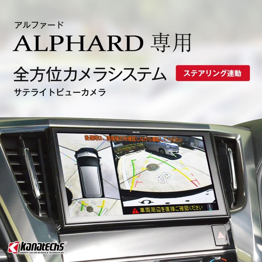 カナック企画 Kanack Kanatechs カナテクス アルファード専用 H30 1 現在 サテライトビューカメラ ステアリング連動対応 取付工賃込み Sv Y010 Sv Y010 ワントップオンラインショップ 通販 Yahoo ショッピング