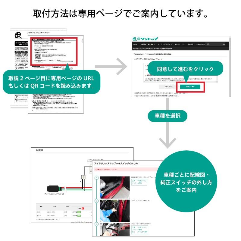 国産車用 アイドリングストップキャンセラー TP032AS-W ワントップ/OneTop |  | 03