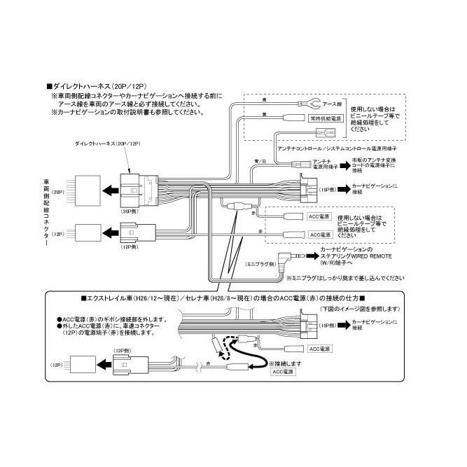パイオニア製カーナビゲーション用 日産車用ダイレクトハーネス TPN046DC ワントップ/OneTop |  | 01