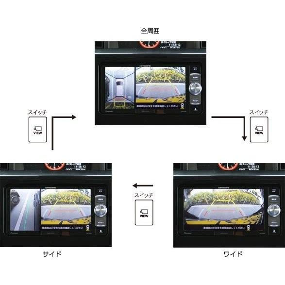 トヨタ/ダイハツ/スバル車用バックカメラ変換アダプター（パノラミックビュー付車用）TPY054BA ワントップ/OneTop |  | 02