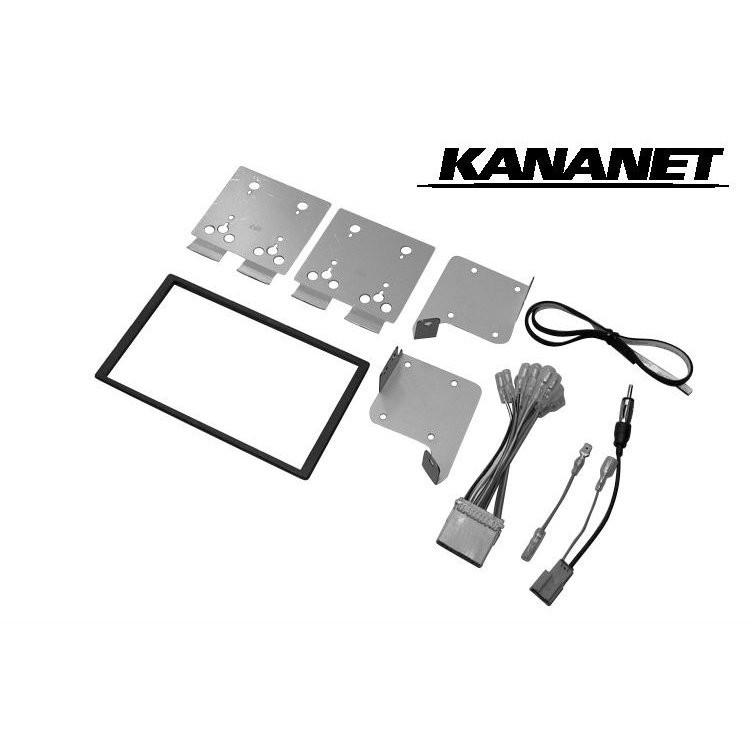 【KANANET カナネット】UA-H68D ホンダ車用2DINサイズ取付キット（ステップワゴン H17/5〜） | 