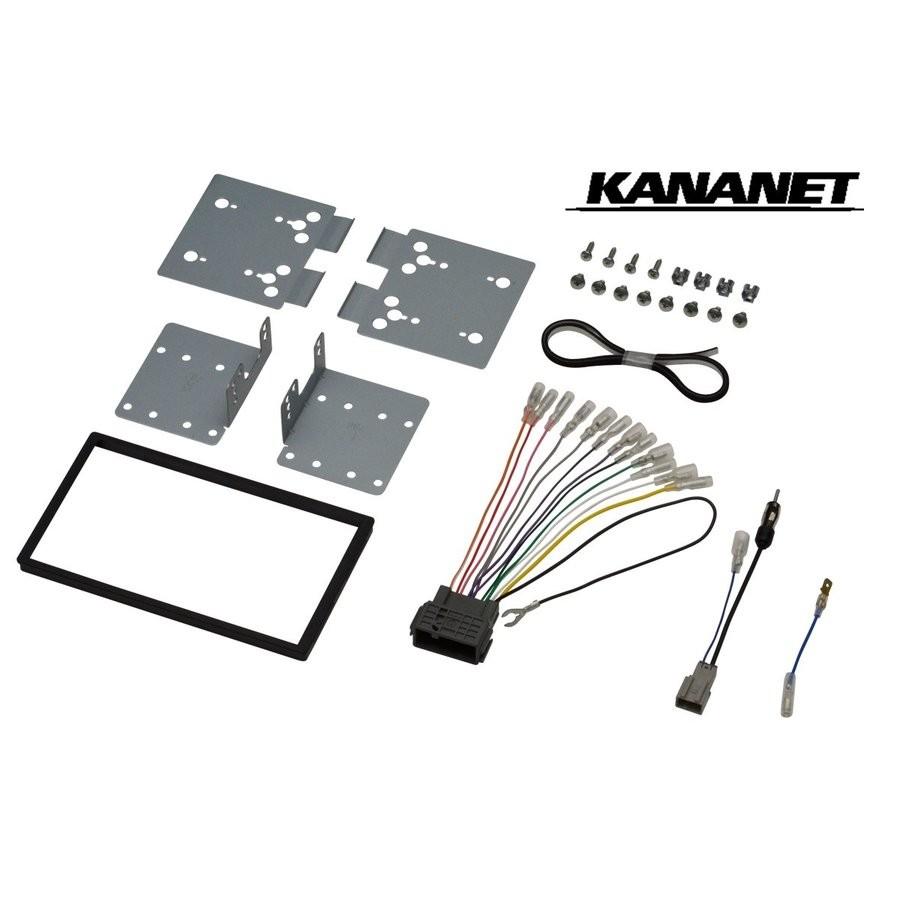 【KANANET カナネット】UA-H74D　ホンダ フィット/フィットシャトル用 カーAV取付キット | 