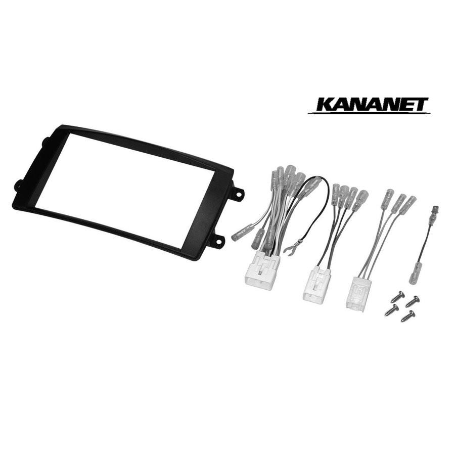 【KANANET カナネット】UA-Y42D-A トヨタ車用2DINサイズ取付キット（シエンタ） | 