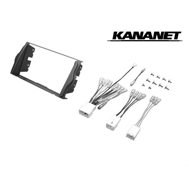 【KANANET カナネット】UA-Y48D トヨタ車用2DINサイズ 取付キット（ラクティス） | 