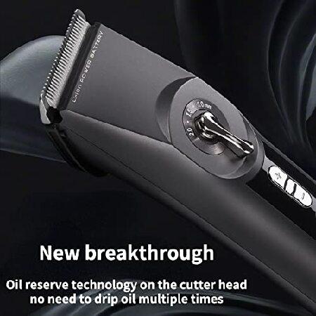 Hair Clippers for Men, Hair Clippers for Men' Professional Hair Cutting LCD Display, Cordless Quiet Hair Trimmers for Barbers,4 Guide Combs ＆ Speed