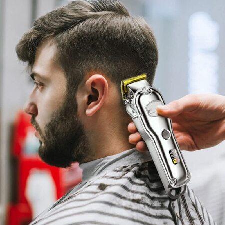 CRIVERS Hair Clippers for Men, Professional Barber IPX7 Hair Trimmer Powerful Electric Hair Clipper kit Cord Cordless Adjustable