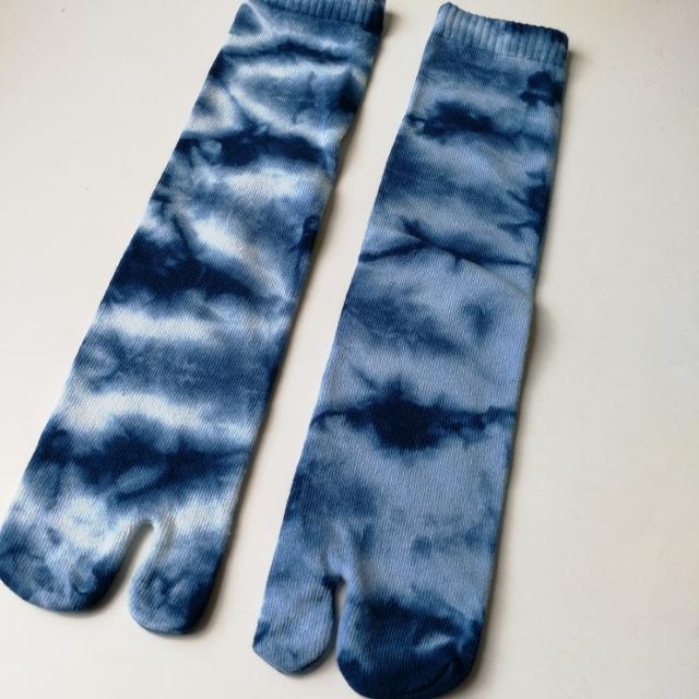 藍旅 AITABI SOCKS 藍足 藍染 足袋 ソックス 01 : お値打ちきもの通販