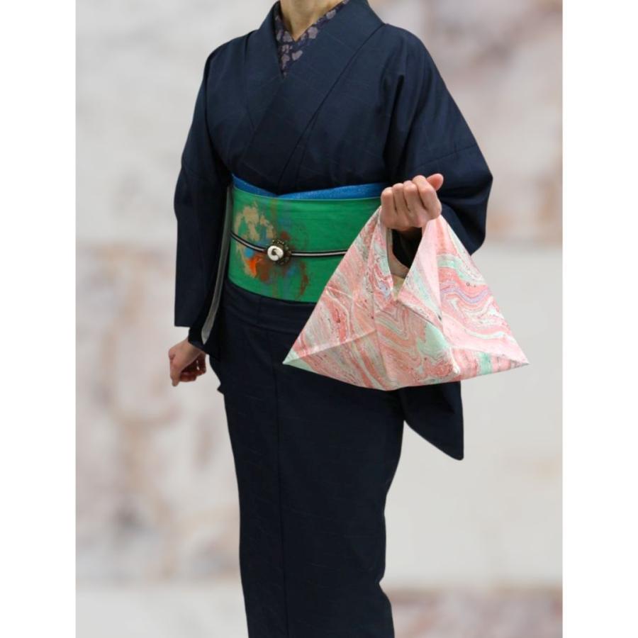 ハンカチフクロサン 01 あずま袋 エコバッグ ハンカチ インド綿 プチ