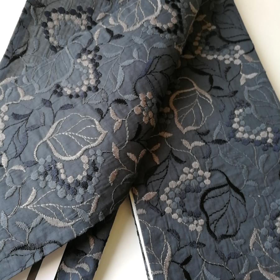 半巾帯 長尺 綿 浴衣 おしゃれの着物に 百華 MOMOKA 刺繍 半巾帯 長尺 綿 浴衣 おしゃれの着物に 百華 MOMOKA 刺繍