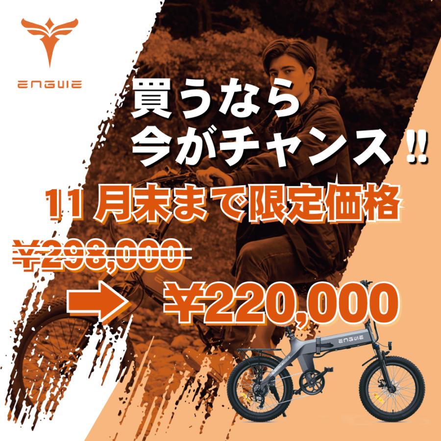 最長150km走行可能】 電動自転車 折りたたみ ENGWE C20 PRO E-BIKE