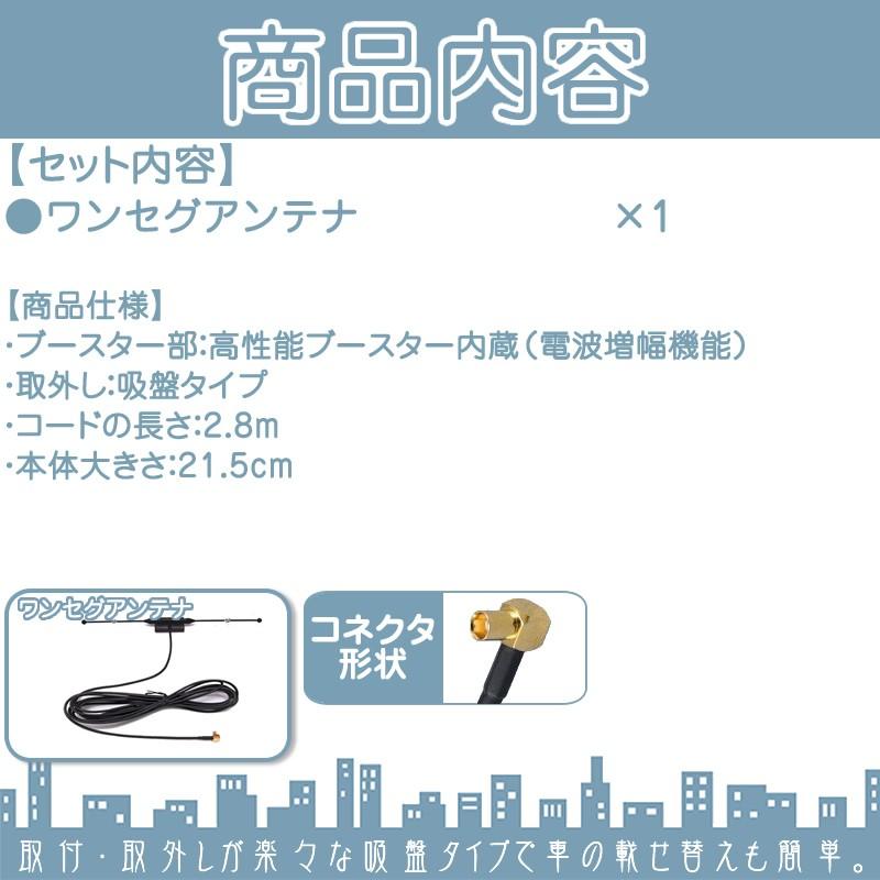 ワンセグアンテナ ゴリラ&ミニゴリラパナソニック サンヨー SANYO高感度 吸盤タイプ TVアンテナCA-PDTNF26D NVP-DTNF25 NVP-DTNF26 代用  メール便無料 | Panasonic | 01