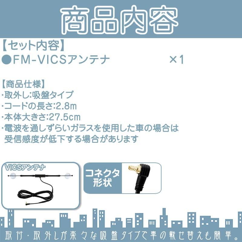 VICSアンテナ ゴリラ&ミニゴリラサンヨー SANYO メモリーナビ高感度 吸盤タイプ FM-VICS カーナビNVP-DTNR21 代用品【メール便送料無料】 | Panasonic | 01