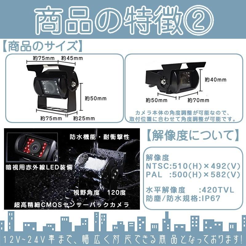 7インチ オンダッシュモニター バックカメラ セット | いすゞ | 03