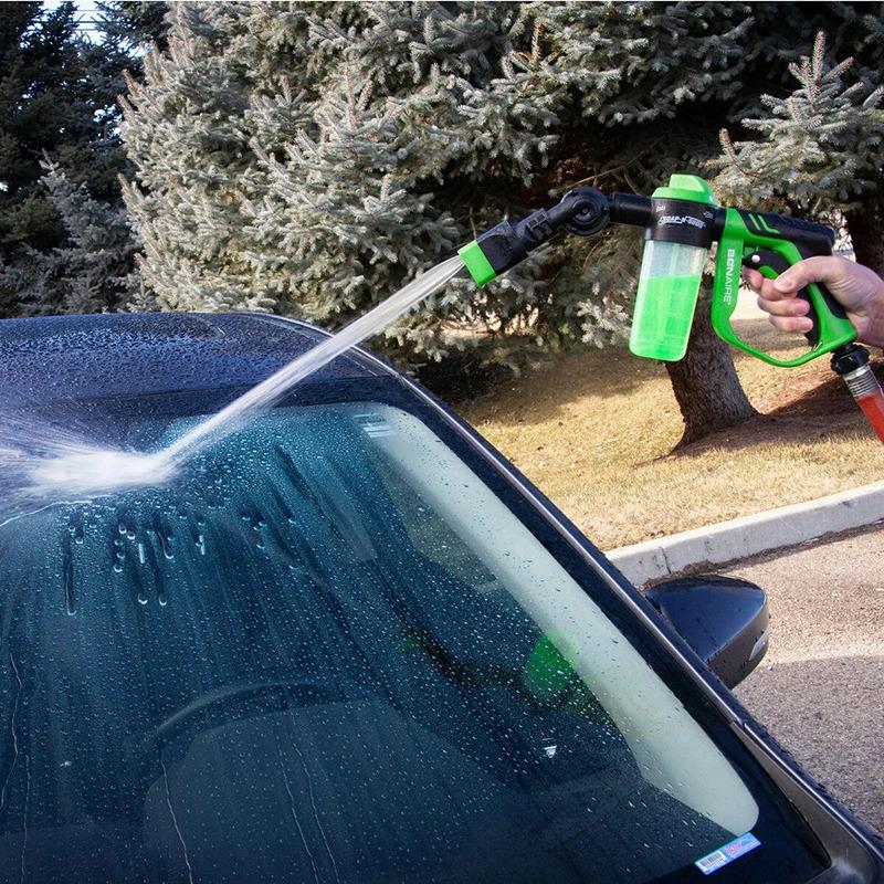 洗車フォームガン Soap-N-Suds 洗車 洗浄 自動車用 洗剤 洗車 フォームガン ホース コネクター付き 簡単 接続 車用品 カー用品 泡 すすぎ 汚れをしっかり落とす |  | 02