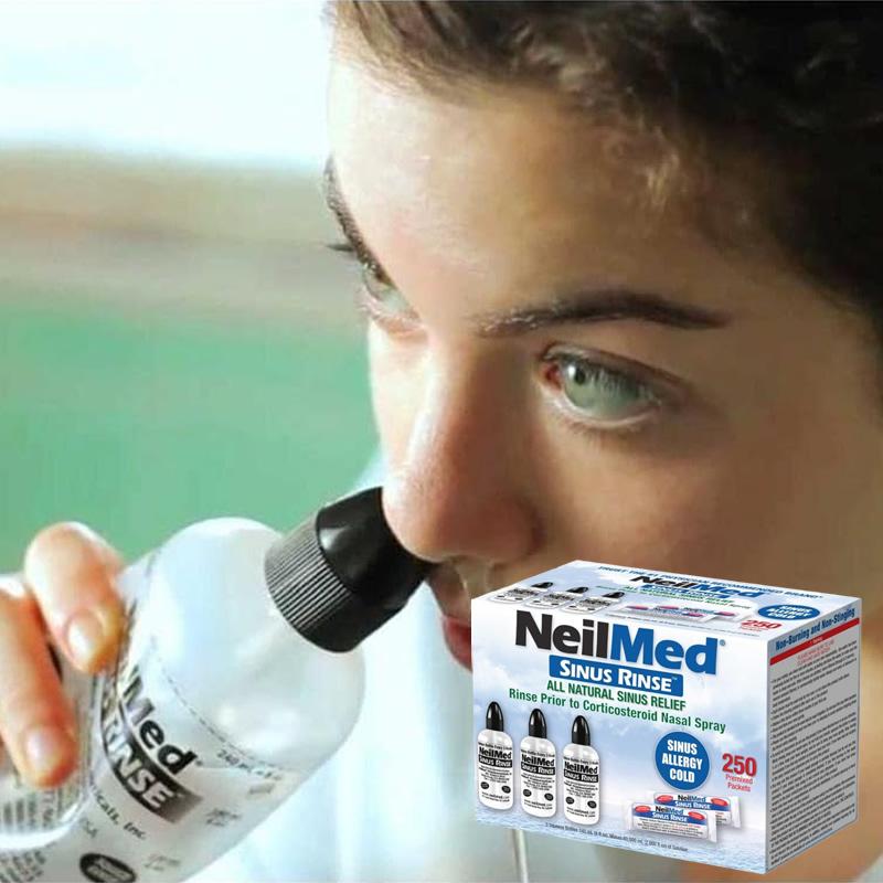ニールメッド サイナス・リンス キット 250包 鼻うがい 240ml洗浄ボトル×3本付 Neilmed Sinus Rinse Refill 鼻洗浄 生理食塩水 サイナス・リンス |  | 02