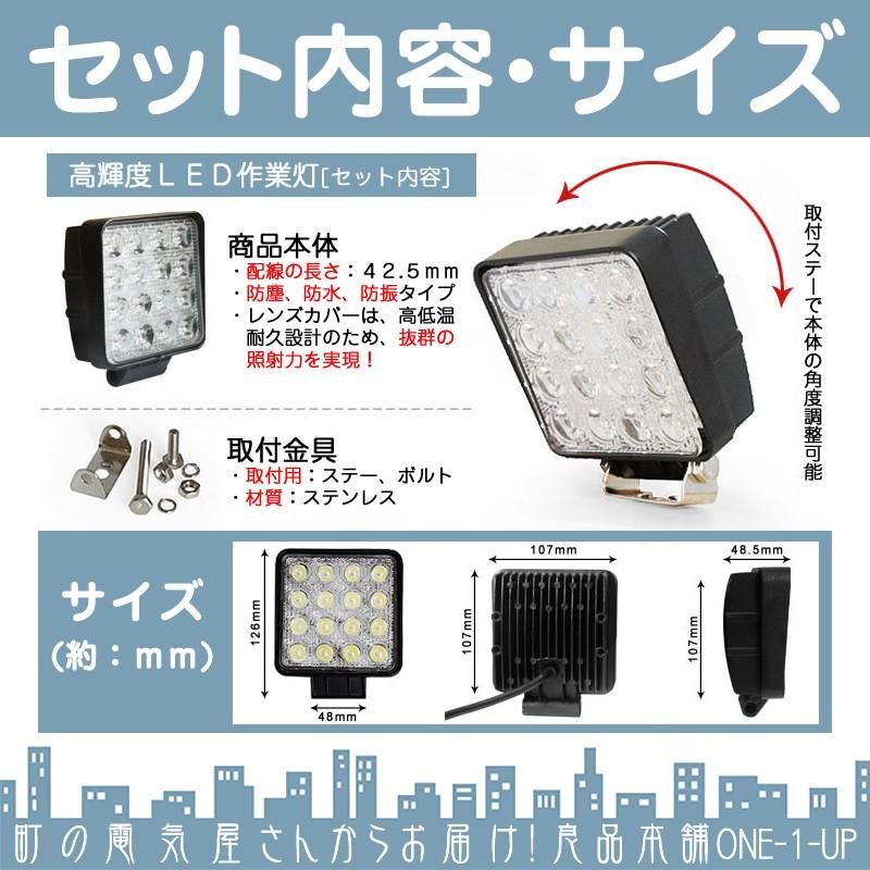 LED作業灯 角型 1402B JB製 ワークライト 5個セット 楽天市場