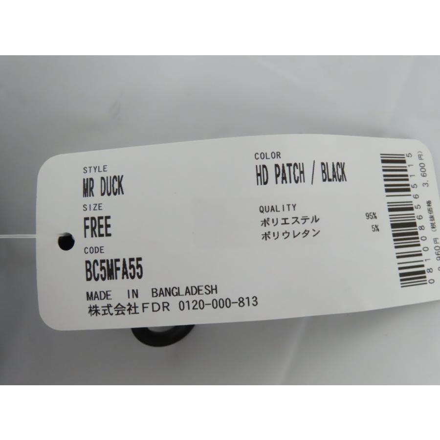 60☆YS☆Black Clover ブラッククローバー Mr. Duck メッシュキャップ フリーサイズ ブラック 帽子 黒☆1017-520 | Black Clover | 07