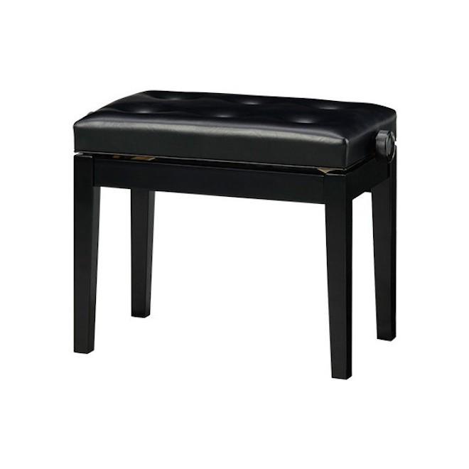 吉澤 ヨシザワ 高低椅子 ピアノスツール CB-18S(黒) : 音楽太郎 - 通販