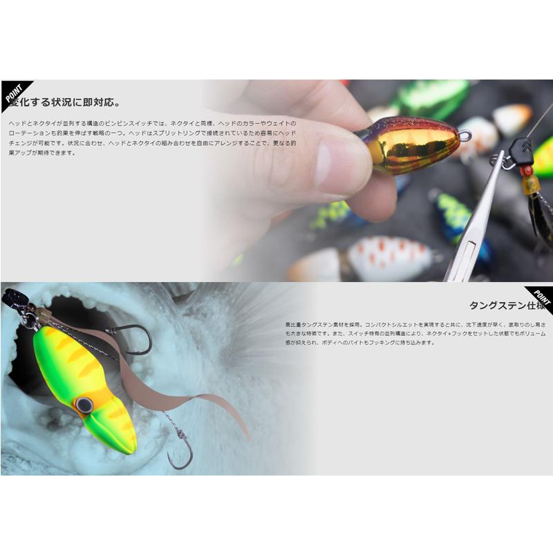 JACKALL（ジャッカル） TGビンビンスイッチ ヘッド 120g #F-0068