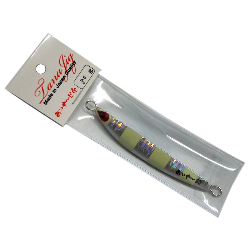 TANAJIG（タナジグ） あいやージグ 80g #2 シルバー反面ゼブラG : オン