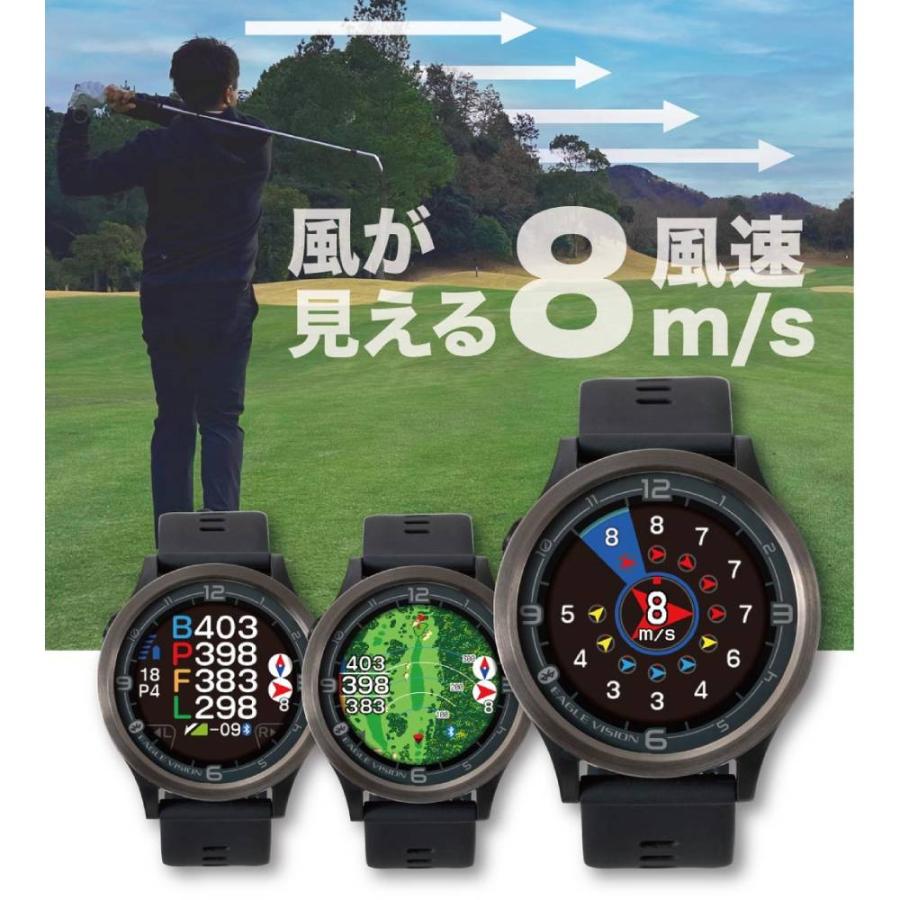 朝日ゴルフ用品 腕時計型GPSゴルフナビ EAGLE VISION ACE PRO EV-337WH