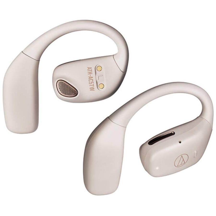 オーディオテクニカ ワイヤレスオープンイヤーイヤホン ATH-AC5TW WH