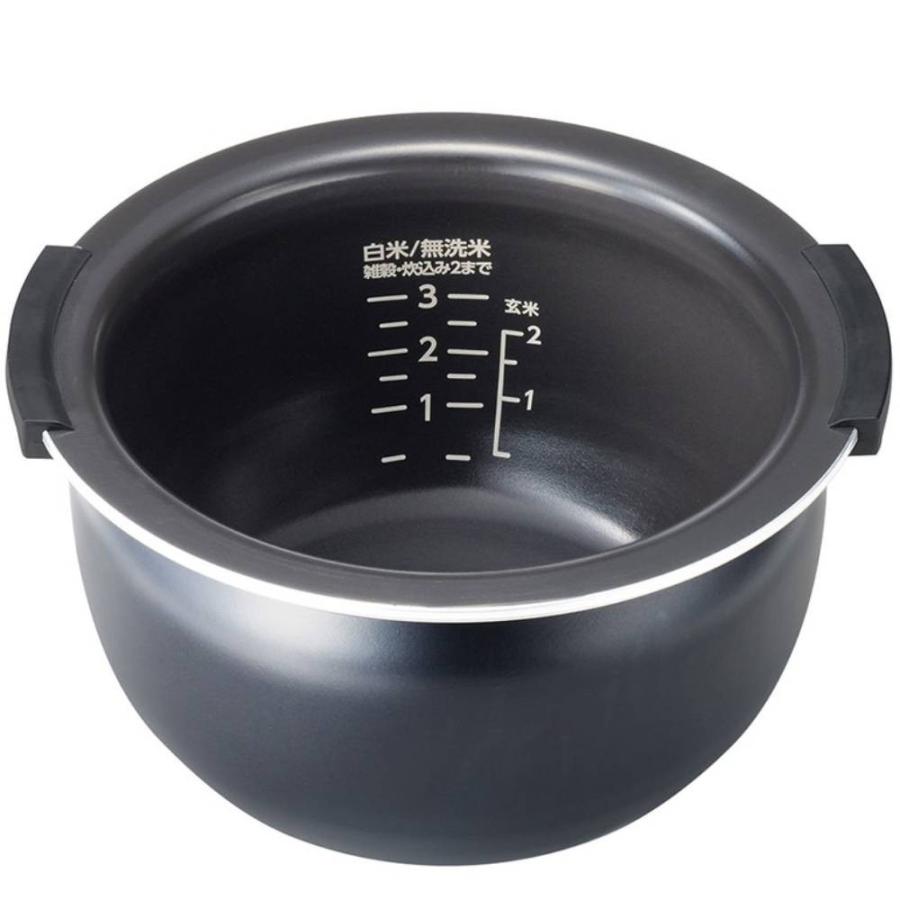 ツインバード（TWINBIRD） はやくておいしい3合IH炊飯器 RM-D793 B