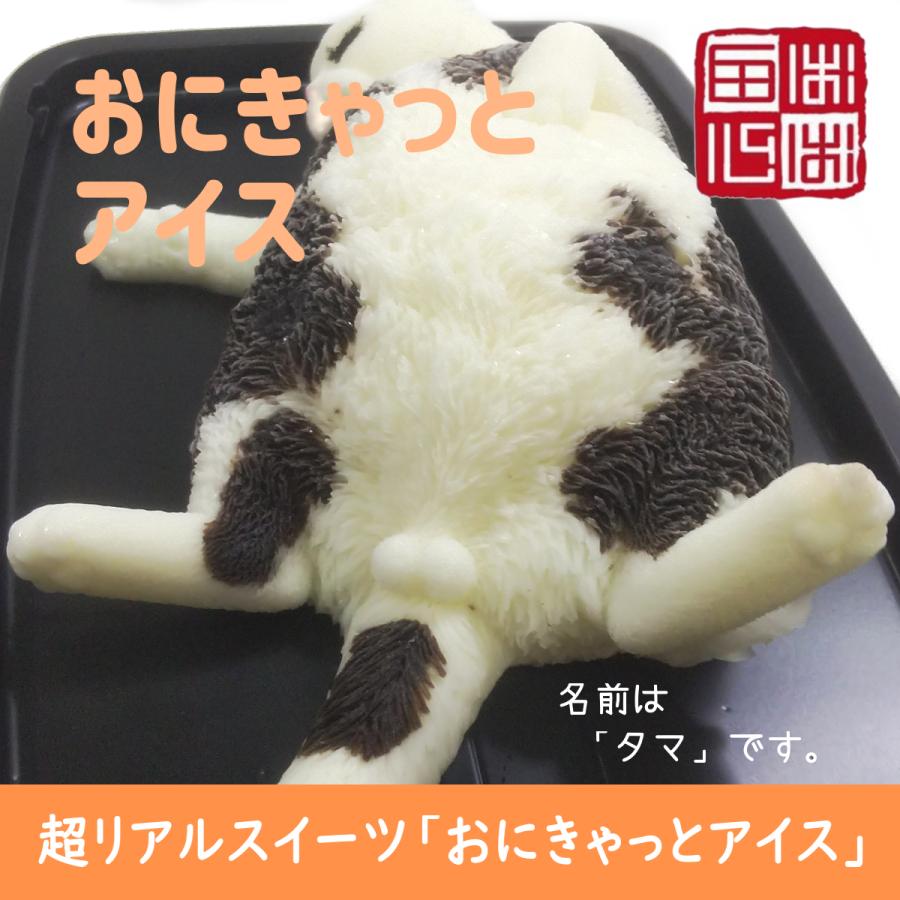 おにきゃっと アイス 超リアル 猫型 アイススイーツ 誕生日・結婚お祝い・内祝・快気内祝のプレゼントにも最適 | ブランド登録なし | 07