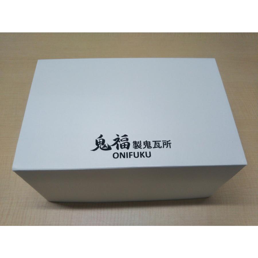 鬼瓦ティッシュケース（睨み顔の鬼瓦） 