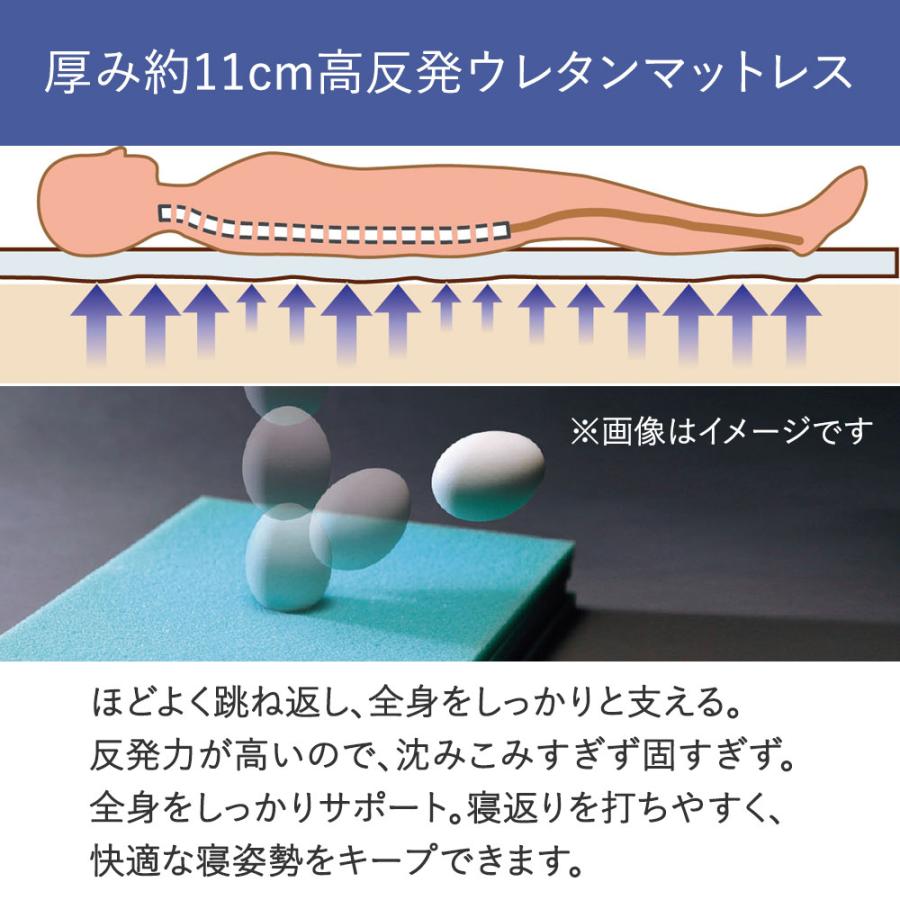 電動ベッド 折りたたみベッド シングル 選べる硬さ 手すり付き