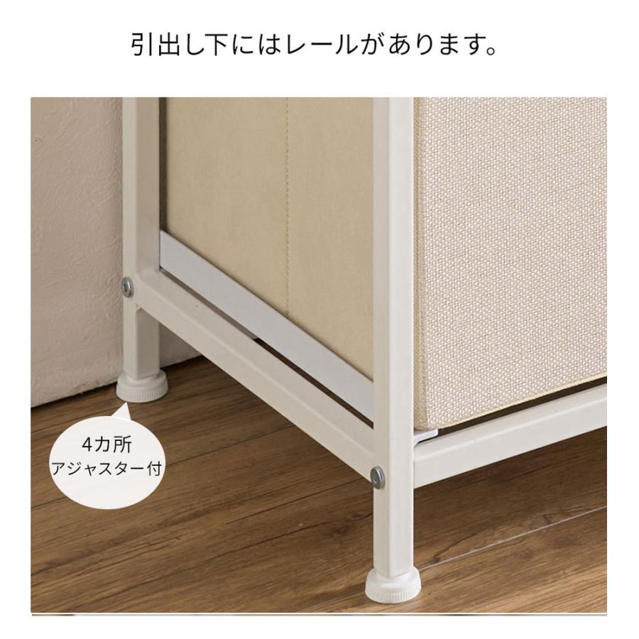 収納ボックス チェスト ファブリック 9杯 スチールフレーム 軽量 通気性 タンス たんす 衣類収納 衣類ケース 組立簡単_8