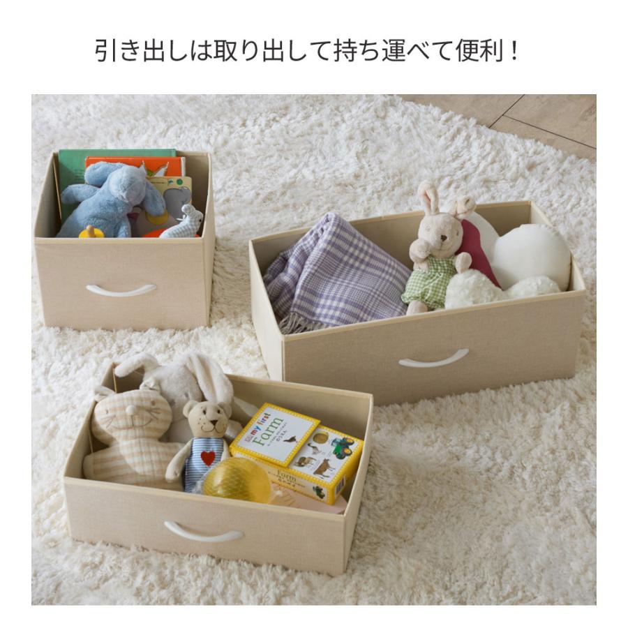 収納ボックス チェスト ファブリック 9杯 スチールフレーム 軽量 通気性 タンス たんす 衣類収納 衣類ケース 組立簡単_9