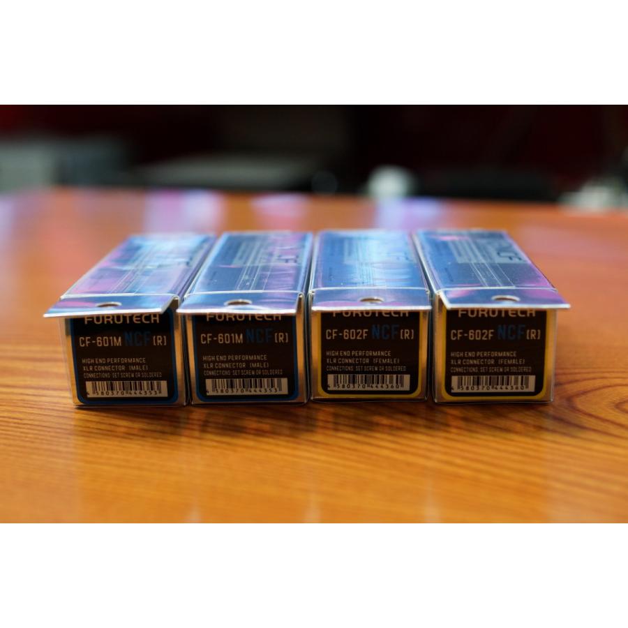 Furutech フルテック CF-601M/602F(R) XLRプラグ 各1個セット