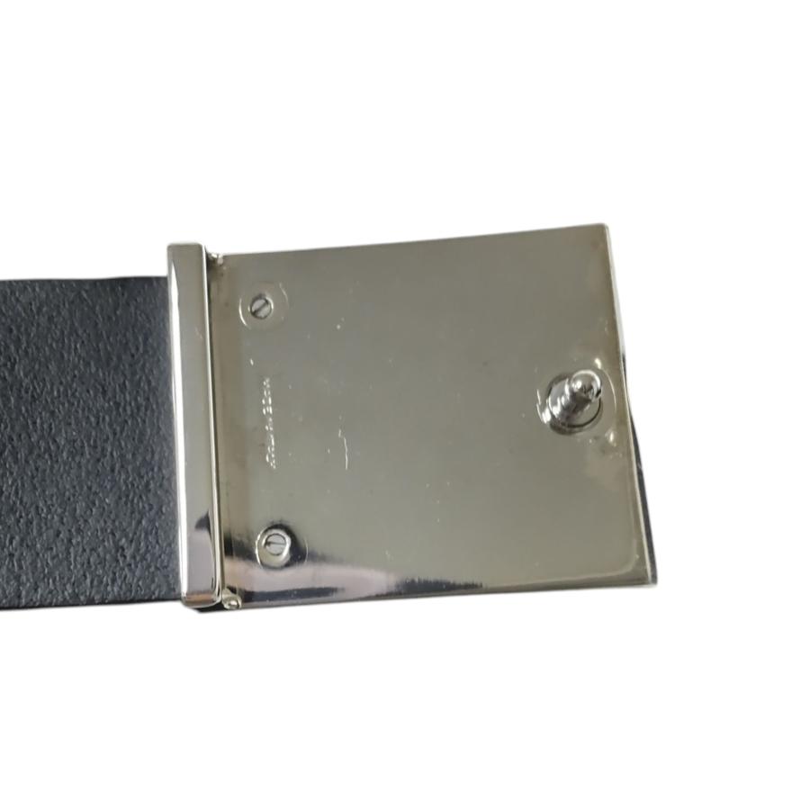 【未使用】Dior HOMME ディオール オム メンズ ベルト ブラック シルバー金具 A102723RK 未使用】DIOR HOMME ディオール オム メンズ ベルト ブラック シルバー