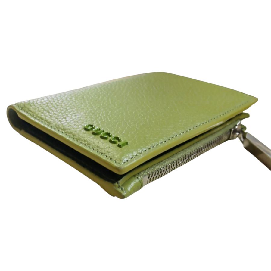 中古品】GUCCI グッチ コインウォレット 財布 グレーインテリア 817021  