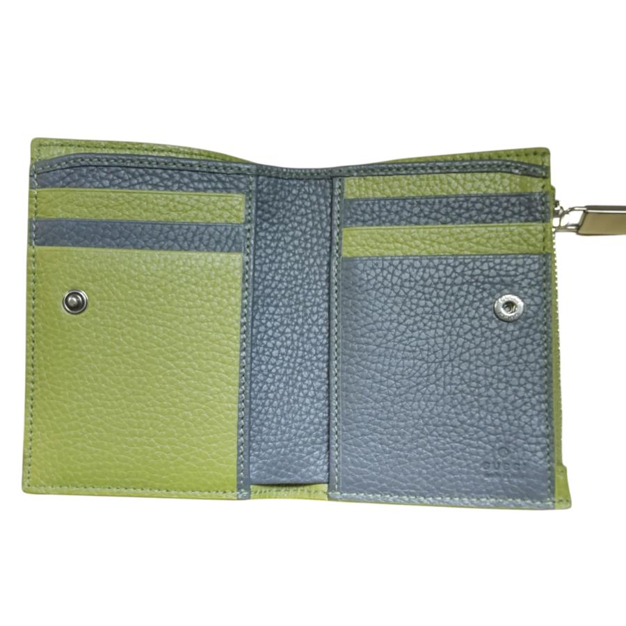 中古品】GUCCI グッチ コインウォレット 財布 グレーインテリア 817021  