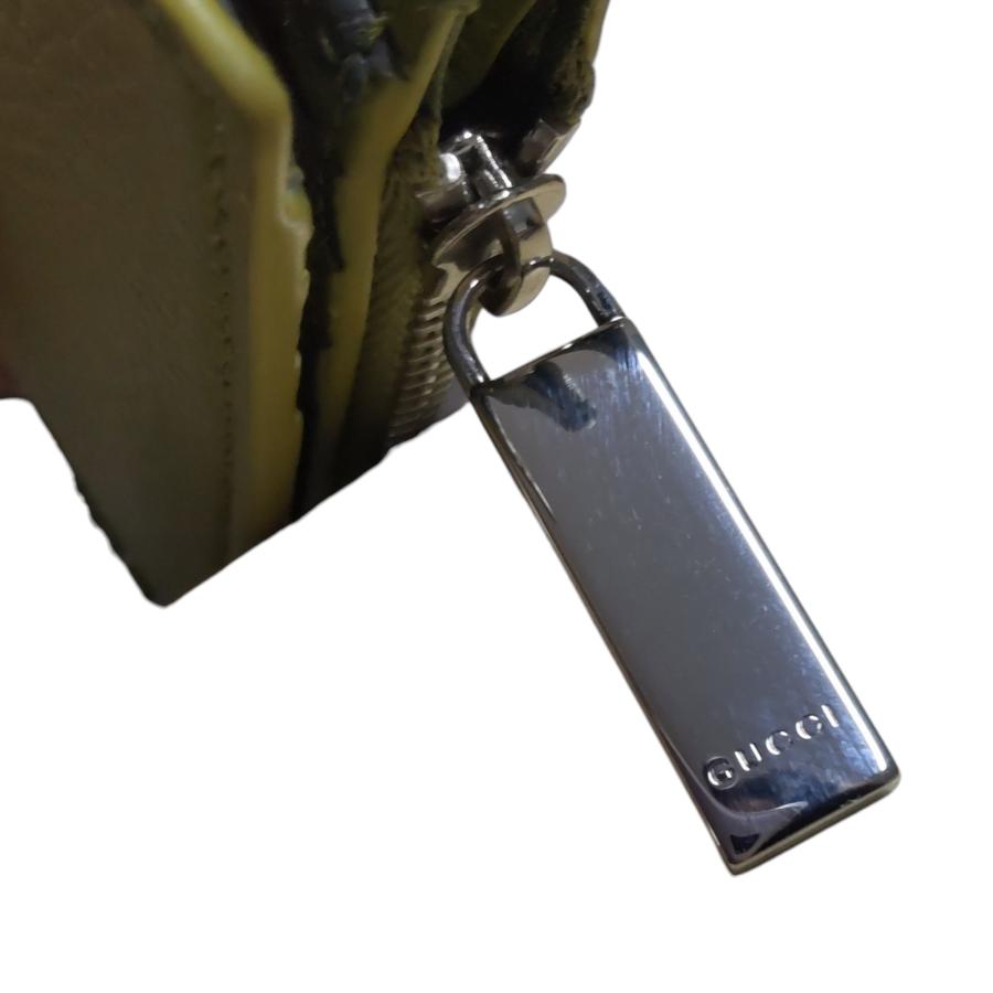 中古品】GUCCI グッチ コインウォレット 財布 グレーインテリア 817021  