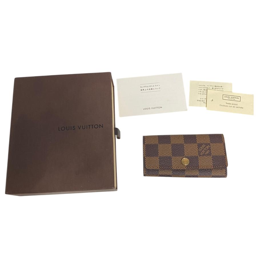 中古品】LOUIS VUITTON ルイヴィトン N62631 ダミエ ミュルティクレ 4 