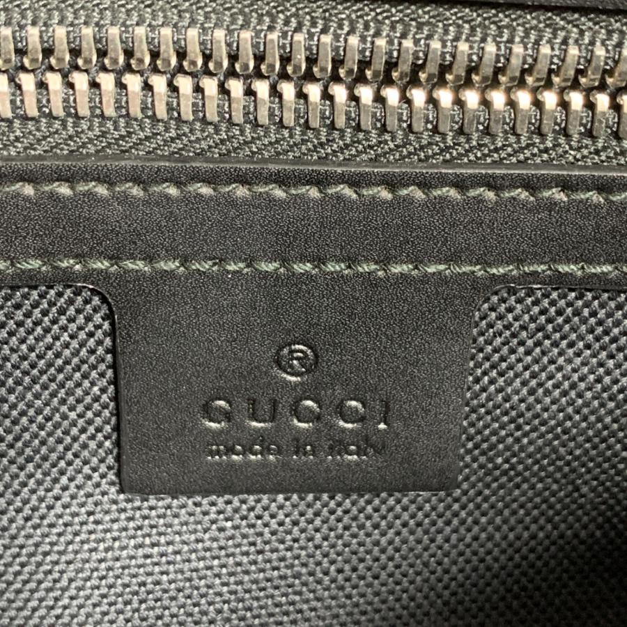 美品 グッチ ベルトバッグ ショルダーバッグ GGスプリーム PVC ブラック系 GUCCI グッチ ボディバッグ ベルトバッグ GGスプリーム PVC タイガー