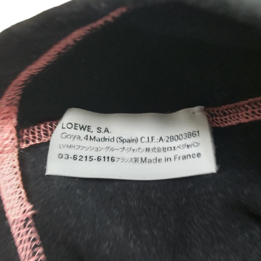 Eye/LOEWE/Nature（アイ/ロエベ/ネイチャー）ロゴ ネックウォーマー ブラック アウトドア【中古品】KK3527RKの画像